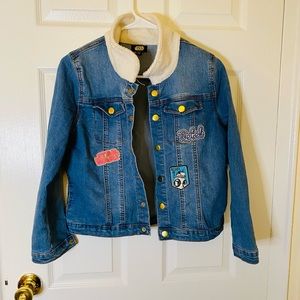 Youth Girls XL Stars Wars Embroidered Jean Jacket
